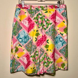Lilly Pulitzer Print Cotton Shorts, Size 12